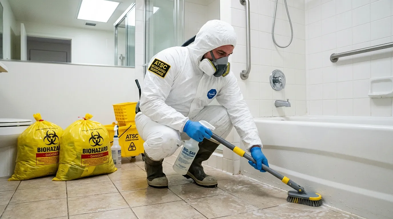 Decontamination equipment deployed for Blood Cleanup in Powell